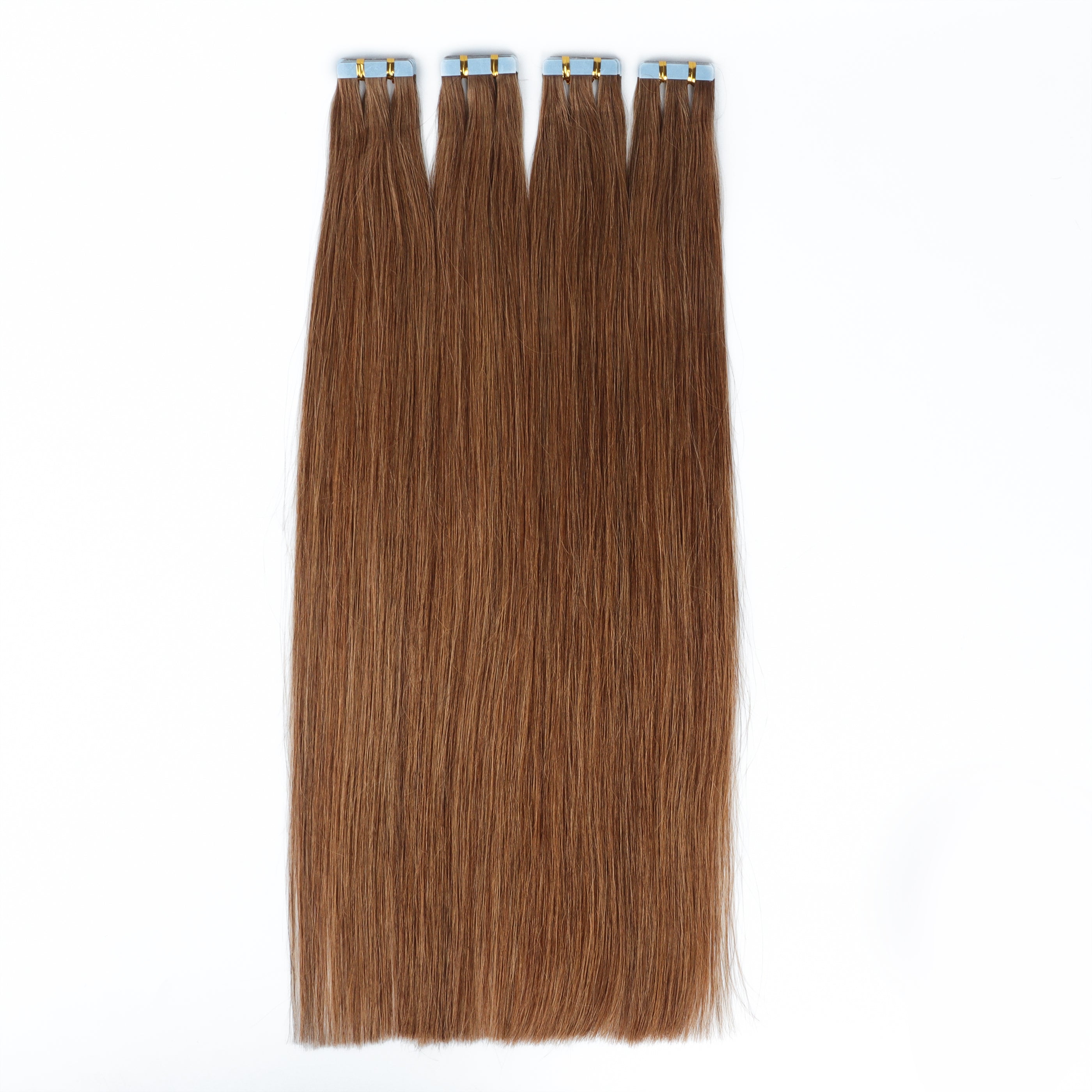 Tape-Extensions Haselnussbraun Nr.10