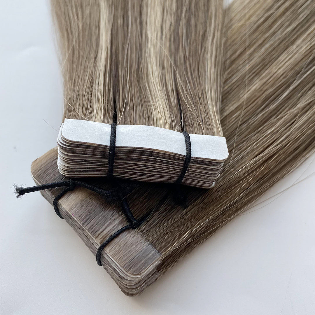 Tape-Extensions 4/8/18 gesträhnt