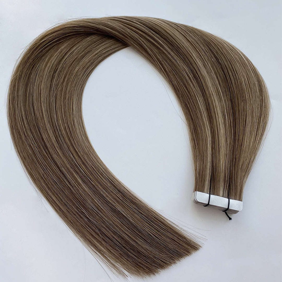 Tape-Extensions 4/8/18 gesträhnt