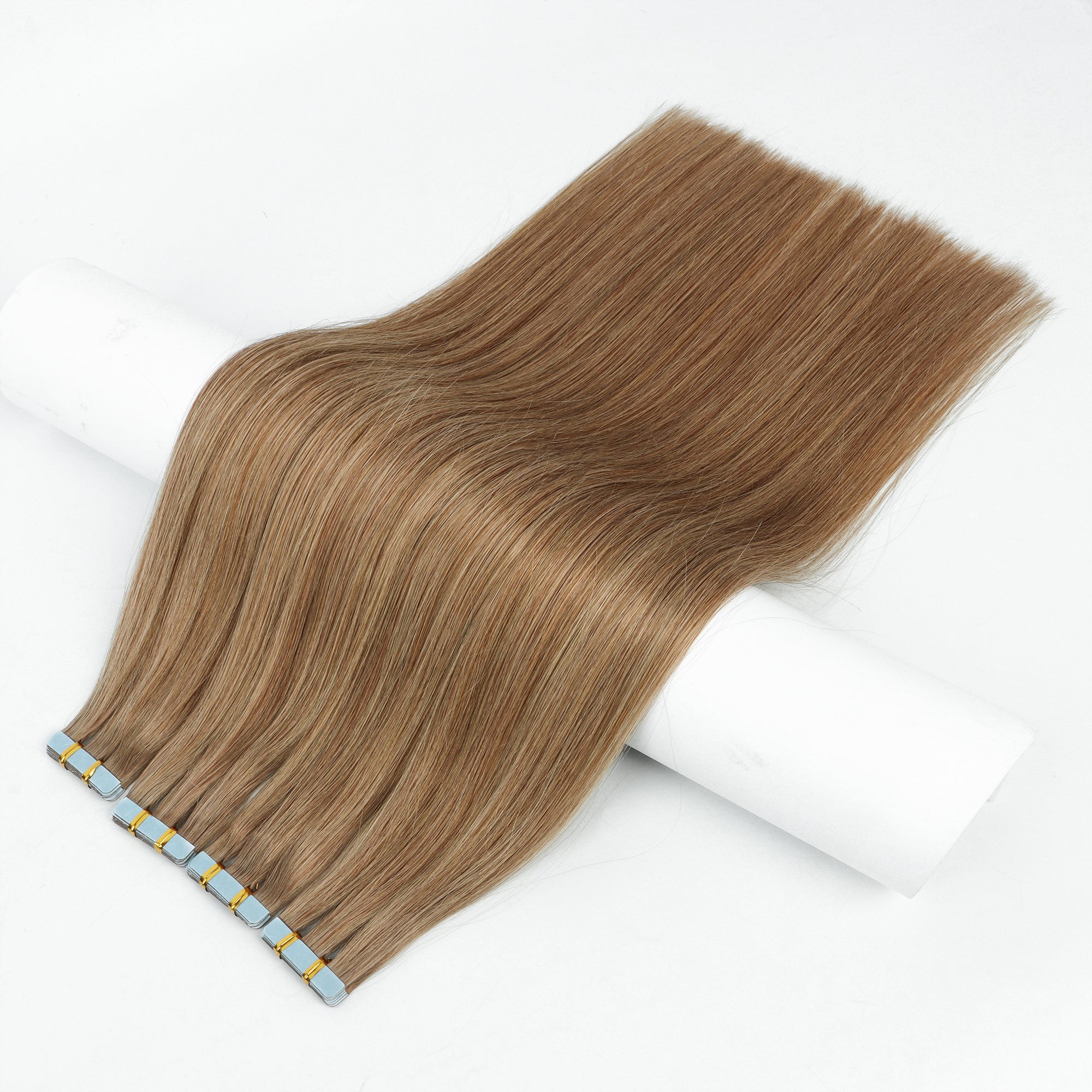 Tape-Extensions Karamellbraun Nr.12