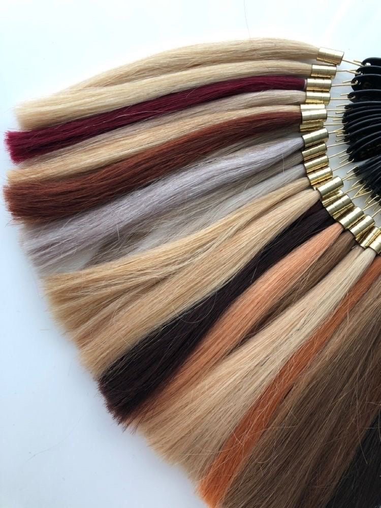 Human hair color ring