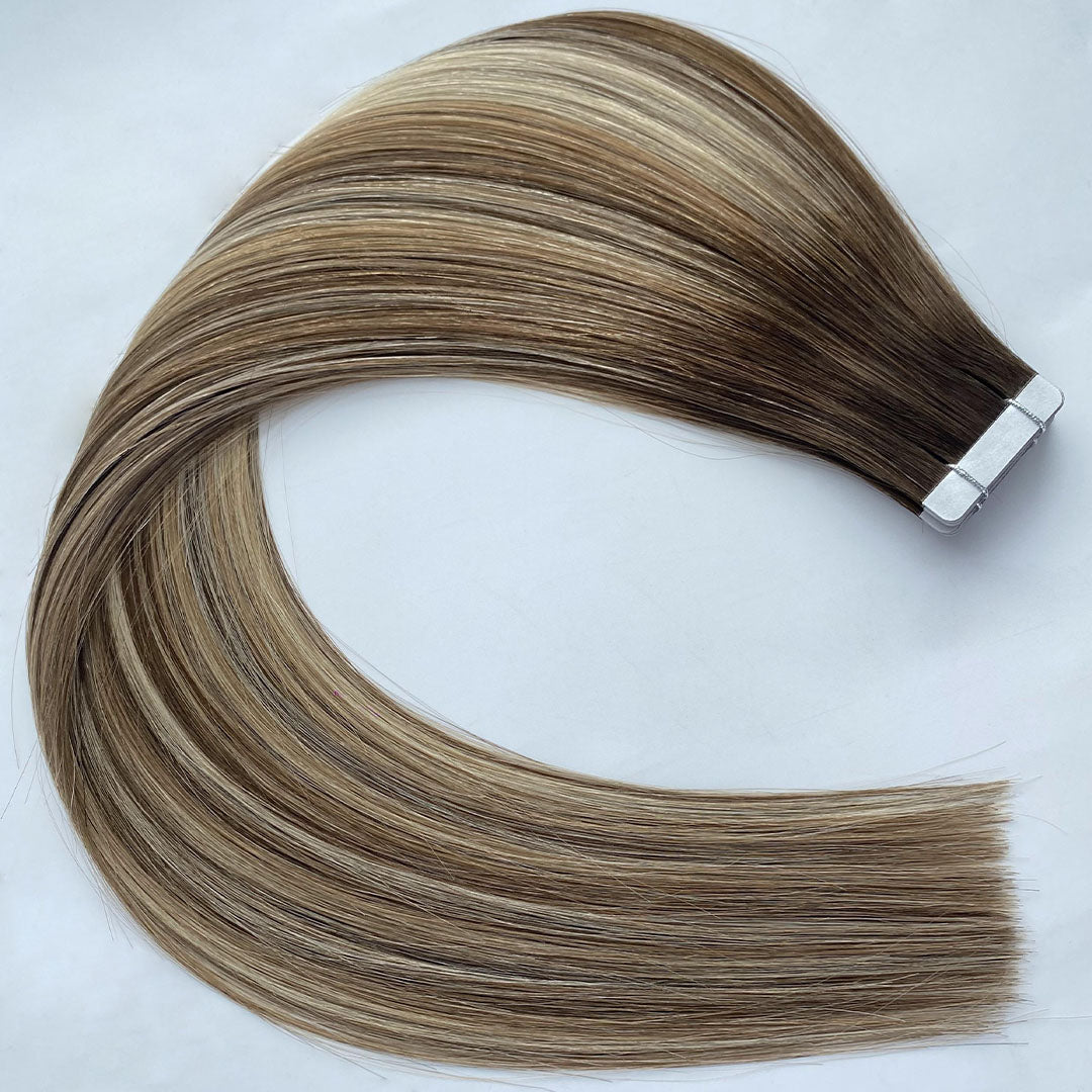 Tape-Extensions Mocca Balayage