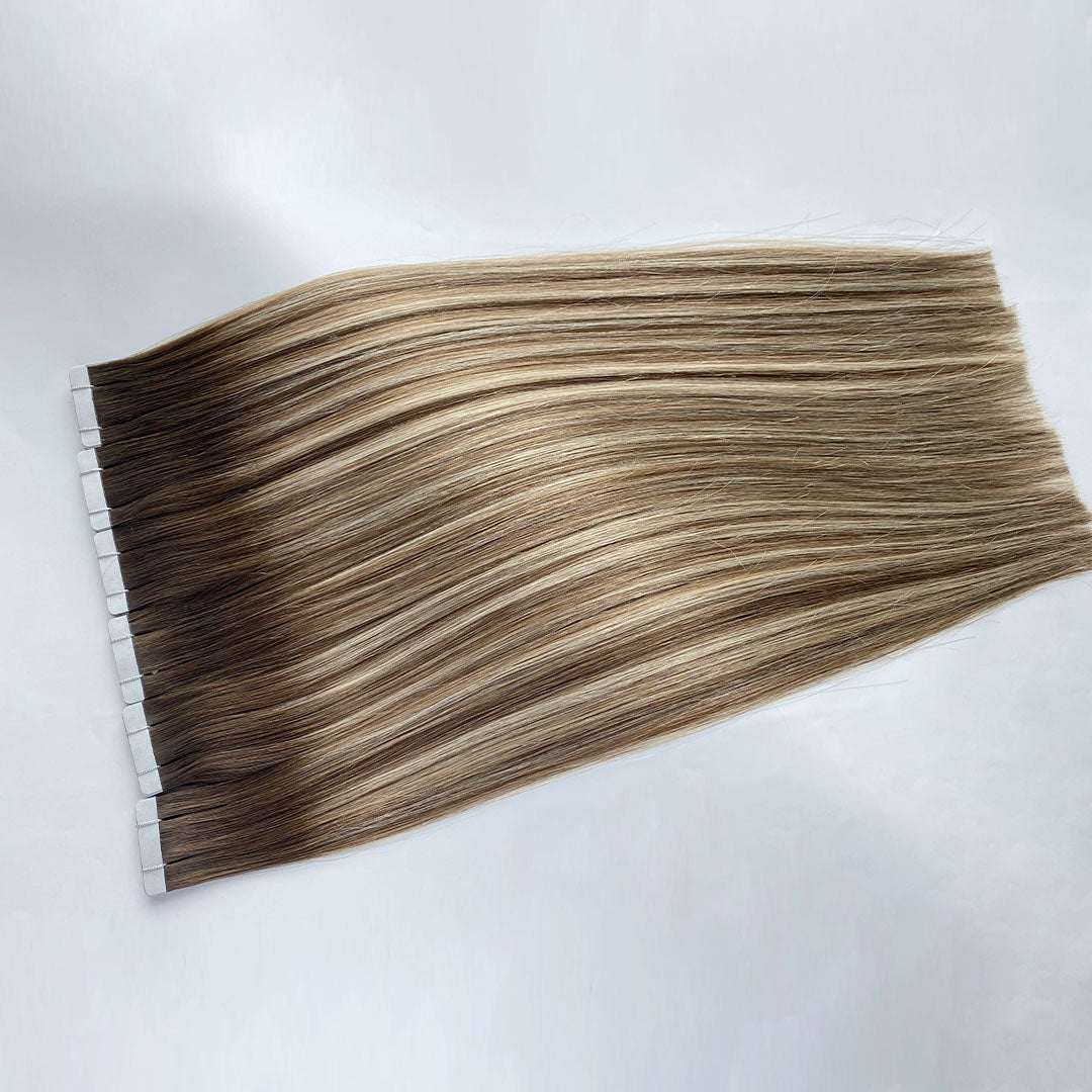 Tape-Extensions Mocca Balayage
